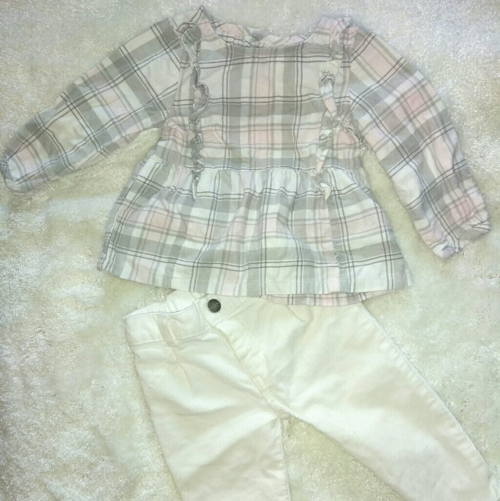 Carter's Plaid Flannel Set